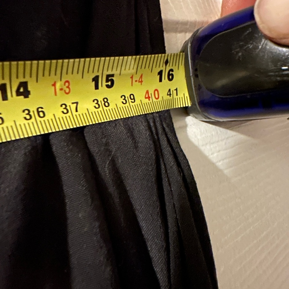 Gap Sz S NWT sleeveless maxi-length shirt dress in black rayon, full button - Picture 9 of 12